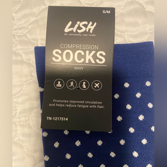 Lish Compression socks full length. New condition size is S/M, with wide calf. - Picture 4 of 9